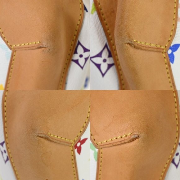 LOUIS VUITTON Ursula Chain Hand Bag Monogram Multi Leather White - Picture 15 of 16